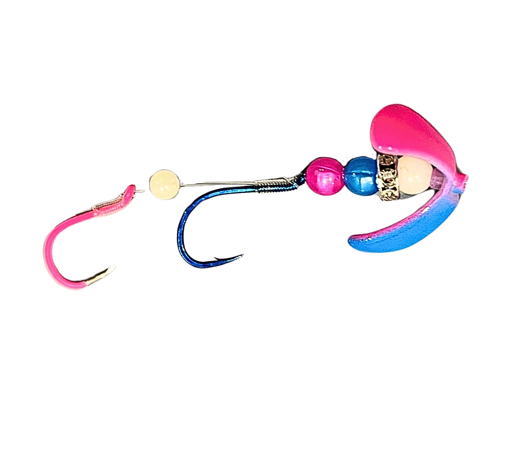 cotton candy fishing lure Witch Lures "Cotton Candy" 30 is a loud Michigan Stinger Spoon Cotton Candy